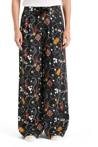 Pantalon wide legs - Noir