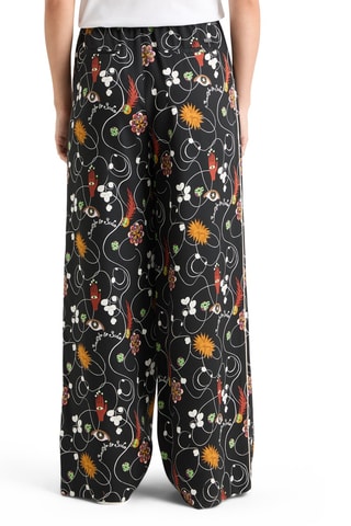 Pantalon wide legs - Noir