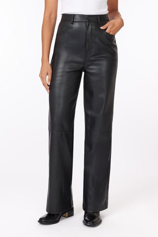 Pantalon taille haute - Noir