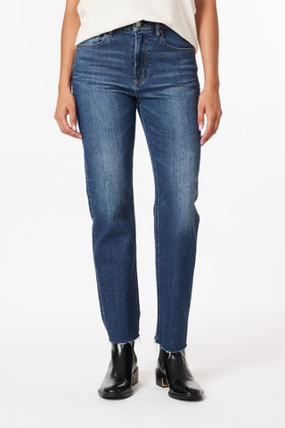 Jean taille haute - Bleu