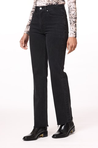 Jean bootcut taille haute - Noir