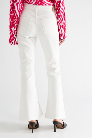 Jean flare - Blanc