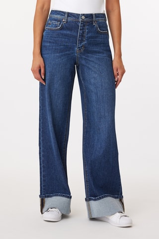 Jean wide legs - Bleu foncé