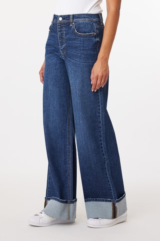 Jean wide legs - Bleu foncé