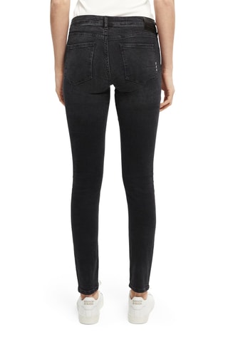 Jean skinny en coton biologique - Noir