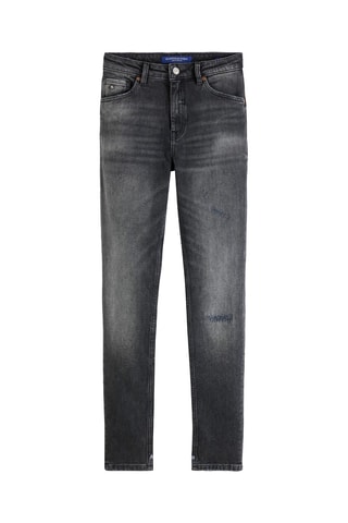 Jean skinny taille haute - Gris