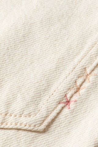 Jean bootcut en coton biologique - Beige