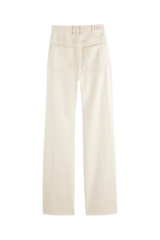 Jean bootcut en coton biologique - Beige