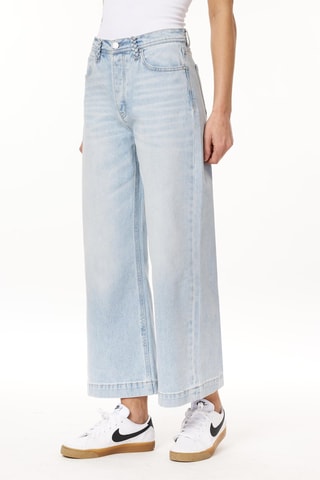 Jean wide legs 7/8 - Bleu clair