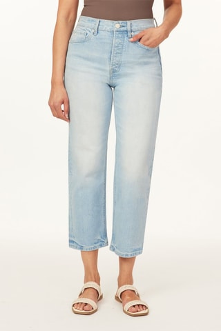 Jean droit 7/8 - Bleu clair