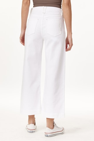 Jean wide legs 7/8 - Blanc