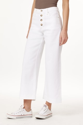 Jean wide legs 7/8 - Blanc