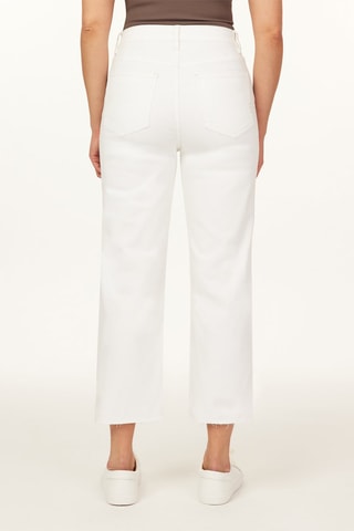 Jean droit 7/8 - Blanc