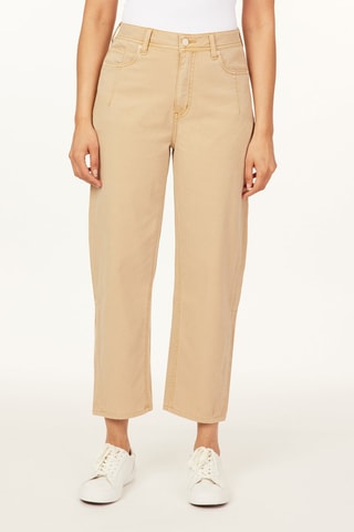 Jean droit 7/8 - Beige