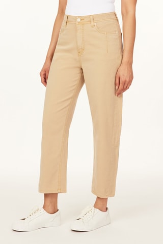 Jean droit 7/8 - Beige