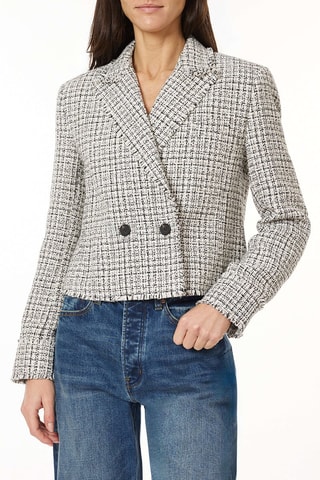 Veste en tweed - Noir