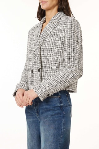 Veste en tweed - Noir