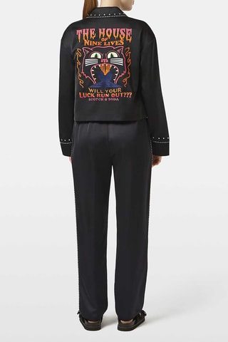 Veste à manches longues - Noir et orange