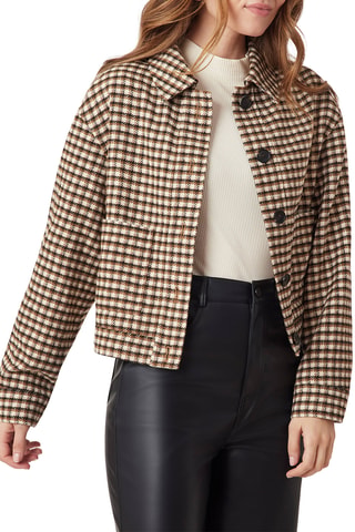 Veste - Beige et noir