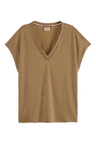 Top relaxed en lin - Vert