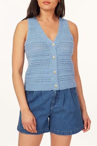 Top sans manches - Bleu clair