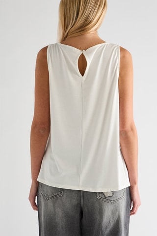 Top sans manches - Blanc cassé