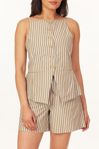 Top sans manches - Beige