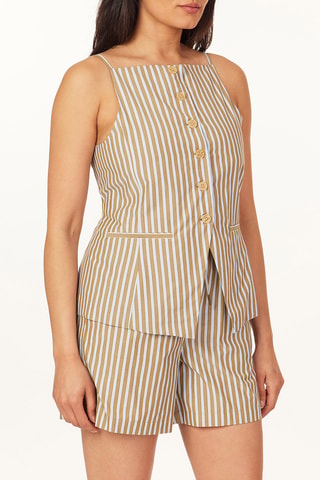 Top sans manches - Beige