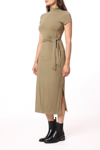 Robe midi - Kaki