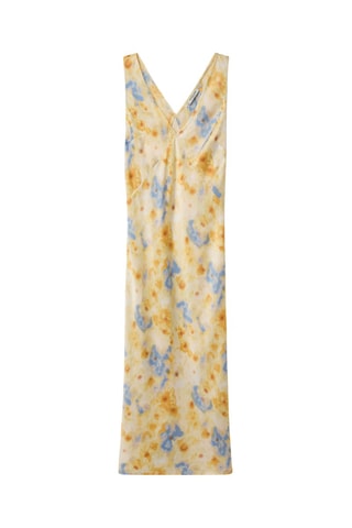 Robe droite sans manches - Jaune