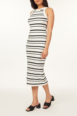 Robe droite sans manches - Blanc