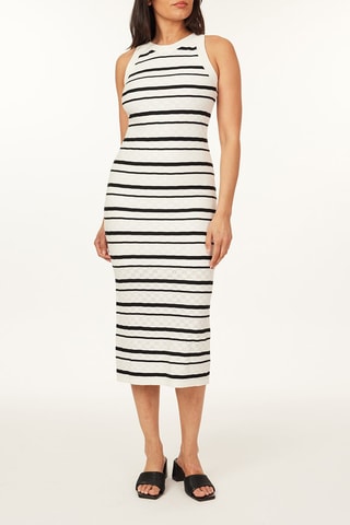 Robe droite sans manches - Blanc