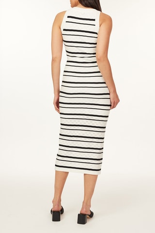 Robe droite sans manches - Blanc