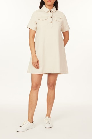 Robe polo - Écru