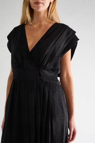 Robe portefeuille - Noir
