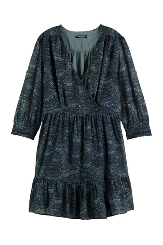 Robe portefeuille - Vert foncé