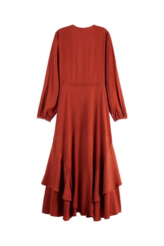 Robe volantée - Rouille