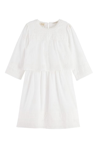 Robe en broderie anglaise - Blanc