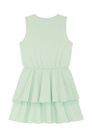 Robe volantée - Vert clair
