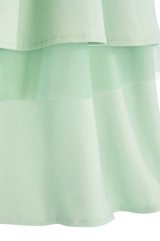 Robe volantée - Vert clair