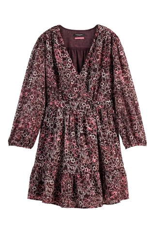Robe portefeuille - Bordeaux