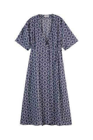 Robe portefeuille - Bleu marine