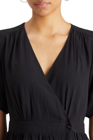 Robe portefeuille - Noir