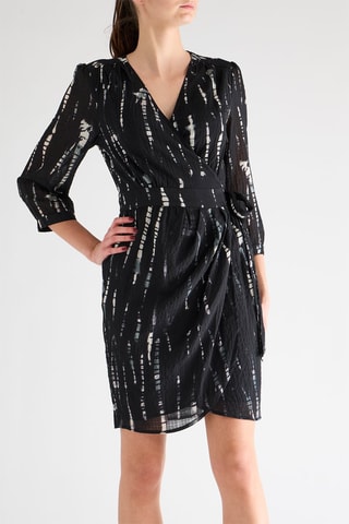 Robe portefeuille - Noir
