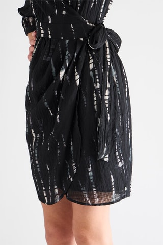 Robe portefeuille - Noir