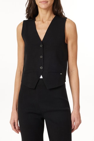 Top de costume - Noir