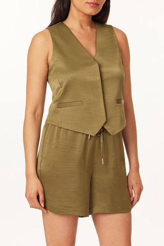 Gilet de costume sans manches - Kaki