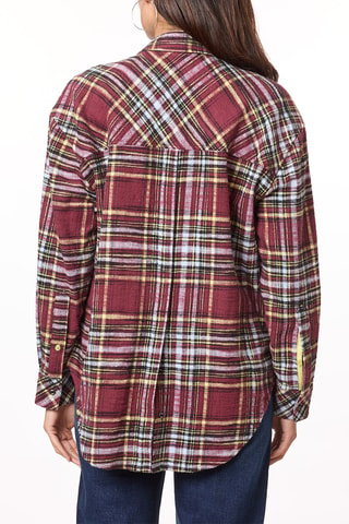 Chemisier oversize - Bordeaux