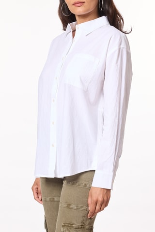 Chemisier oversize - Blanc