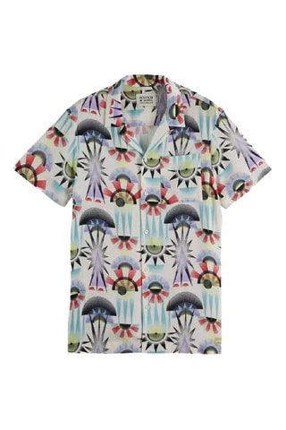 Chemise regular - Beige et bleu clair